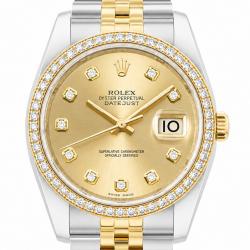 Rolex Datejust 36MM 116243 Factory Diamond Bezel & Dial Watch
